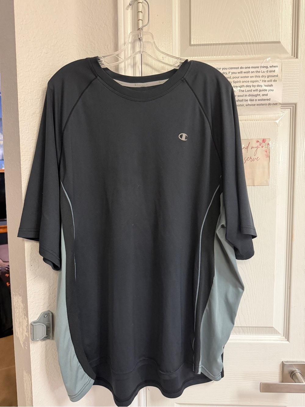 Champion Double Dry ECO Black Performance Tee